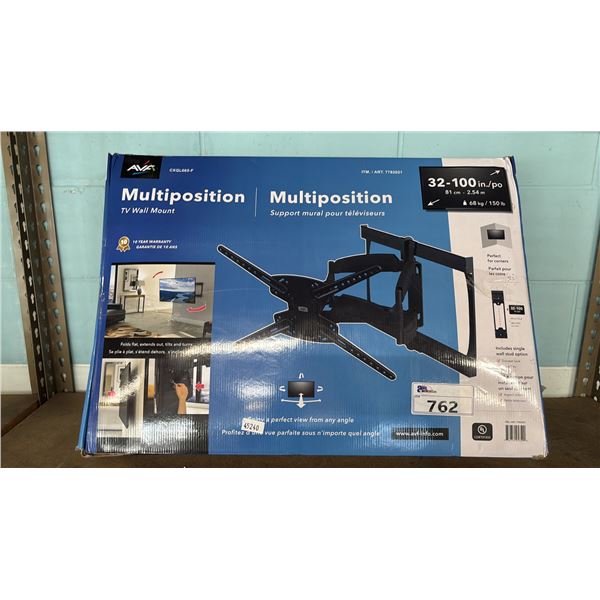 AVF MULTIPOSITION TV WALL MOUNT *WORKING CONDITION UNKNOWN/MAY BE MISSING PARTS & OR PIECES*