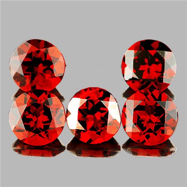 Natural Intense Red Mozambique Garnet {Flawless-VVS}