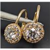 Image 2 : 10K(1.6G), LAB DIAMOND (0.5CT), CZ (0.2CT)EARRING, SUGGESTED RETAIL VALUE $2600