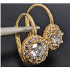 Image 3 : 10K(1.6G), LAB DIAMOND (0.5CT), CZ (0.2CT)EARRING, SUGGESTED RETAIL VALUE $2600