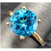 Image 3 : 10K(2G), BLUE TOPAZ (2.3CT)RING, SIZE 6.25, SUGGESTED RETAIL VALUE $2000