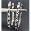 Image 2 : 14K(1.75G), NATURAL DIAMOND (0.15CT)EARRING, APPRAISED INSURANCE VALUE $1855