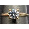 Image 2 : 10K(1.4G), LAB DIAMOND (0.56CT)RING, SIZE 6, APPRAISED INSURANCE VALUE $1680