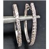 Image 1 : 14K(1.33G), NATURAL DIAMOND (0.15CT) EARRING, APPRAISED INSURANCE VALUE $1440