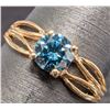 Image 3 : 10K(1.4G), BLUE LAB DIAMOND (0.35CT)RING, SIZE 5, APPRAISED INSURANCE VALUE $1295
