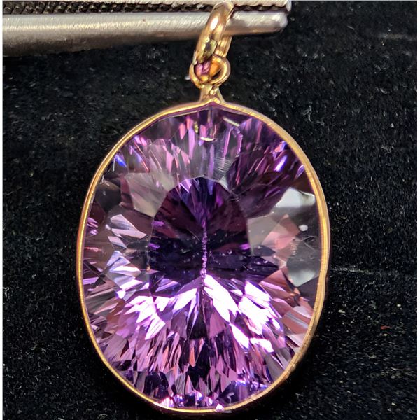 10K(3.44G), AMETHYST (17CT) PENDANT, SUGGESTED RETAIL VALUE $1200