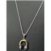 Image 2 : SILVER(2.98G), NATURAL DIAMOND (0.01CT) NECKLACE 15"