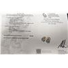 Image 3 : 14K(0.5G), LAB DIAMOND (1.52CT) EARRING, APPRAISED INSURANCE VALUE $1500