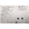 Image 2 : 14K(0.5G), BLUE LAB DIAMOND (1.32CT) EARRING, APPRAISED INSURANCE VALUE $1160