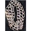 Image 1 : SILVER(26G), MEN'S HEAVY RHODIUM PLATED ITALIAN CHAIN 20", SUGGESTED RETAIL VALUE $700