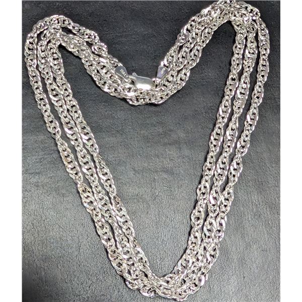 SILVER(12.5G), CHAIN 30", SUGGESTED RETAIL VALUE $380
