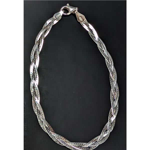 SILVER(5.12G), ANKLET 9'' SUGGESTED RETAIL VALUE $200