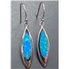 Image 1 : SILVER(4.46G), OPALITE (2.1CT) EARRING, SUGGESTED RETAIL VALUE $200