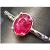 Image 1 : SILVER(2.2G), RUBY (1CT) RING, SUGGESTED RETAIL VALUE $240