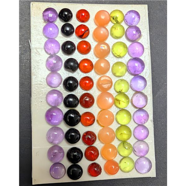 AMETHYST, GARNET AND MOONSTONE (APP 12CT) GEMSTONE