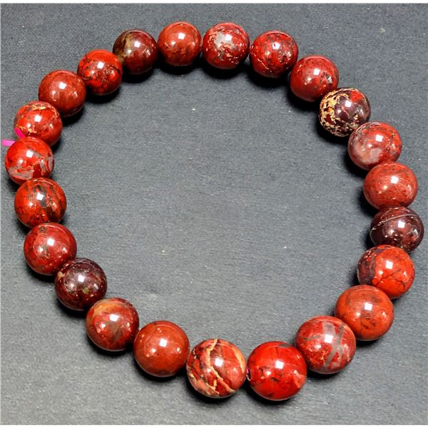 RED JASPER BRACELET FLEXIBLE