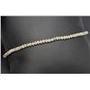 Image 2 : NATURAL DIAMOND 9CT (FACETED BEAD) BRACELET FLEXIBLE, APPRAISED INSURANCE VALUE $1385