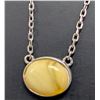 Image 1 : SILVER(4.48G), AMBER NECKLACE 16-18", SUGGESTED RETAIL VALUE $300