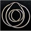 Image 1 : SILVER HOOP 2 EARRING