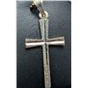 Image 1 : SILVER(2.05G), CROSS PENDANT