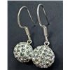 Image 2 : SILVER(2.01G), CRYSTAL EARRING
