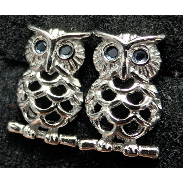 SILVER(1.38G), BLACK ONYX EARRING