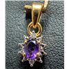Image 1 : SILVER AMETHYST (0.3CT) PENDANT