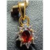 Image 1 : SILVER GARNET (0.3CT) PENDANT