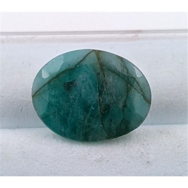 5.71 CT CERTIFIED EMERALD GEMSTONE ($4,850 APPRAISAL): : *APPRAISAL NOT GUARANTEED*
