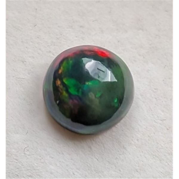 2.13 CT CERTIFIED BLACK OPAL GEMSTONE ($1,750 APPRAISAL): *APPRAISAL NOT GUARANTEED*