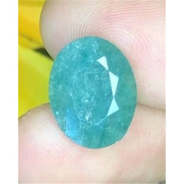 5.15 CT CERTIFIED BRAZILIAN EMERALD GEMSTONE ($3,950 APPRAISAL): *APPRAISAL NOT GUARANTEED*