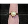 Image 1 : 10KT GOLD PEARL RING: SIZE 7