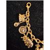 Image 3 : JOAN RIVERS CHARM BRACELET & PAIR OF LEVER-BACK EARRINGS