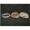 Image 1 : (3) INTERLOCKING BANGLE BRACELETS