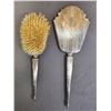 Image 1 : VINTAGE STERLING SILVER HAIR BRUSH & HAND HELD MIRROR WITH NO GLASS