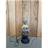 Image 1 : VINTAGE MOORCROFT POTTERY HIBISCUS PATTERN LAMP *NO SHADE*