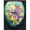 Image 2 : VINTAGE MOORCROFT POTTERY HIBISCUS PATTERN VASE