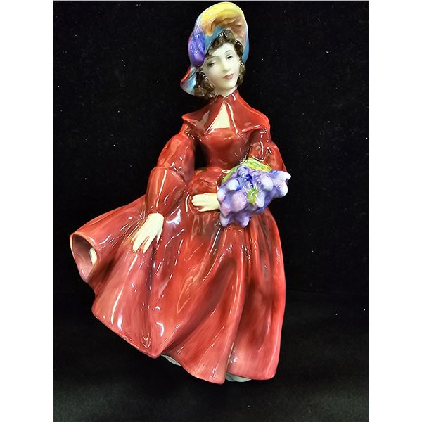 VINTAGE ROYAL DOULTON CHINA "LILAC TIME" FIGURINE HN2137