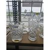 Image 2 : SHELF OF ASSTD. CRYSTAL VASES, SERVING PLATES, BOWLS & MORE