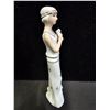 Image 5 : (2) VINTAGE CERAMIC 1920S-STYLE FLAPPER GIRL FIGURINES