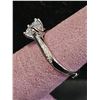 Image 2 : *NEW* .925 SILVER 1CT SIMULATED DIAMOND (CZ) LADIES RING: RESIZEABLE