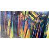 Image 2 : COLORFUL FOREST PRINT (28 1/2" X 35 3/4" FRAMED)