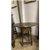 Image 1 : VINTAGE WOOD DROP-LEAF TABLE