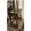 Image 3 : VINTAGE WOOD DROP-LEAF TABLE