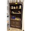 Image 2 : VINTAGE 2-DOOR 3-SHELF STORAGE UNIT