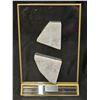 Image 1 : (2) PINK AMETHYST FORMATIONS ON CLEAR ACRYLIC DISPLAY STAND