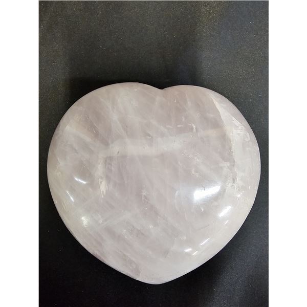 4.5" ROSE QUARTZ HEART
