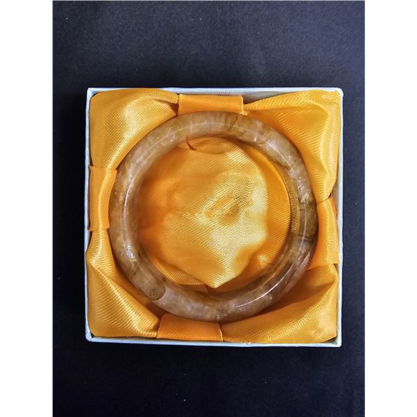2.5" YELLOW HEALER BANGLE BRACELET