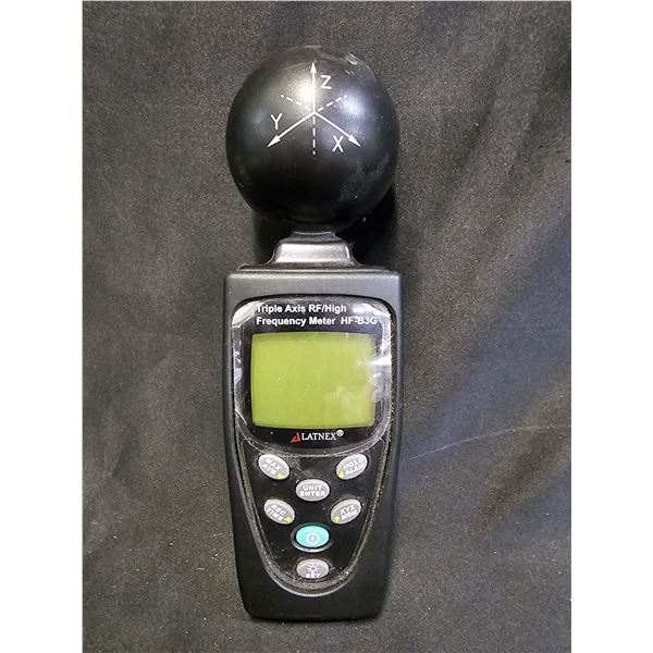 LATNEX TRIPLE AXIS RF/HIGH FREQUENCY METER HF-B3G