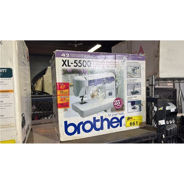 BROTHER XL-5500 SEWING MACHINE WITH 42 STITCH FUNCTIONS